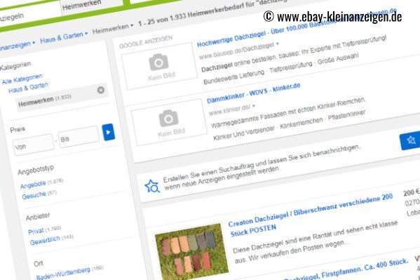 Ebay Kleinanzeigen Auch Fur Bauherren Ostfriesland Baut De