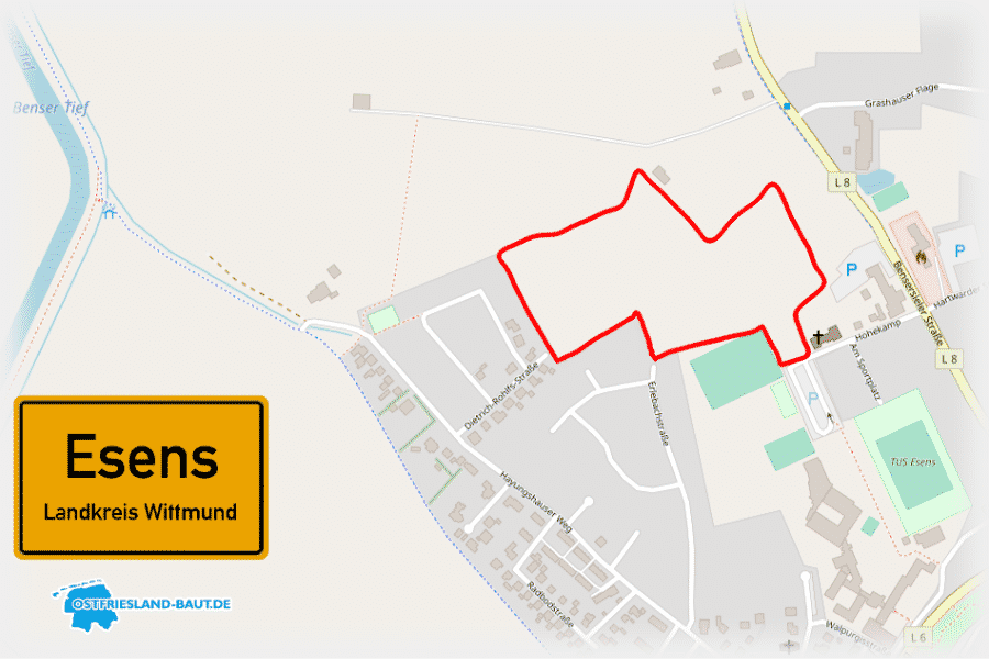 Neues Baugebiet in Esens - "Baugebiet Armenland" - ostfriesland-baut.de